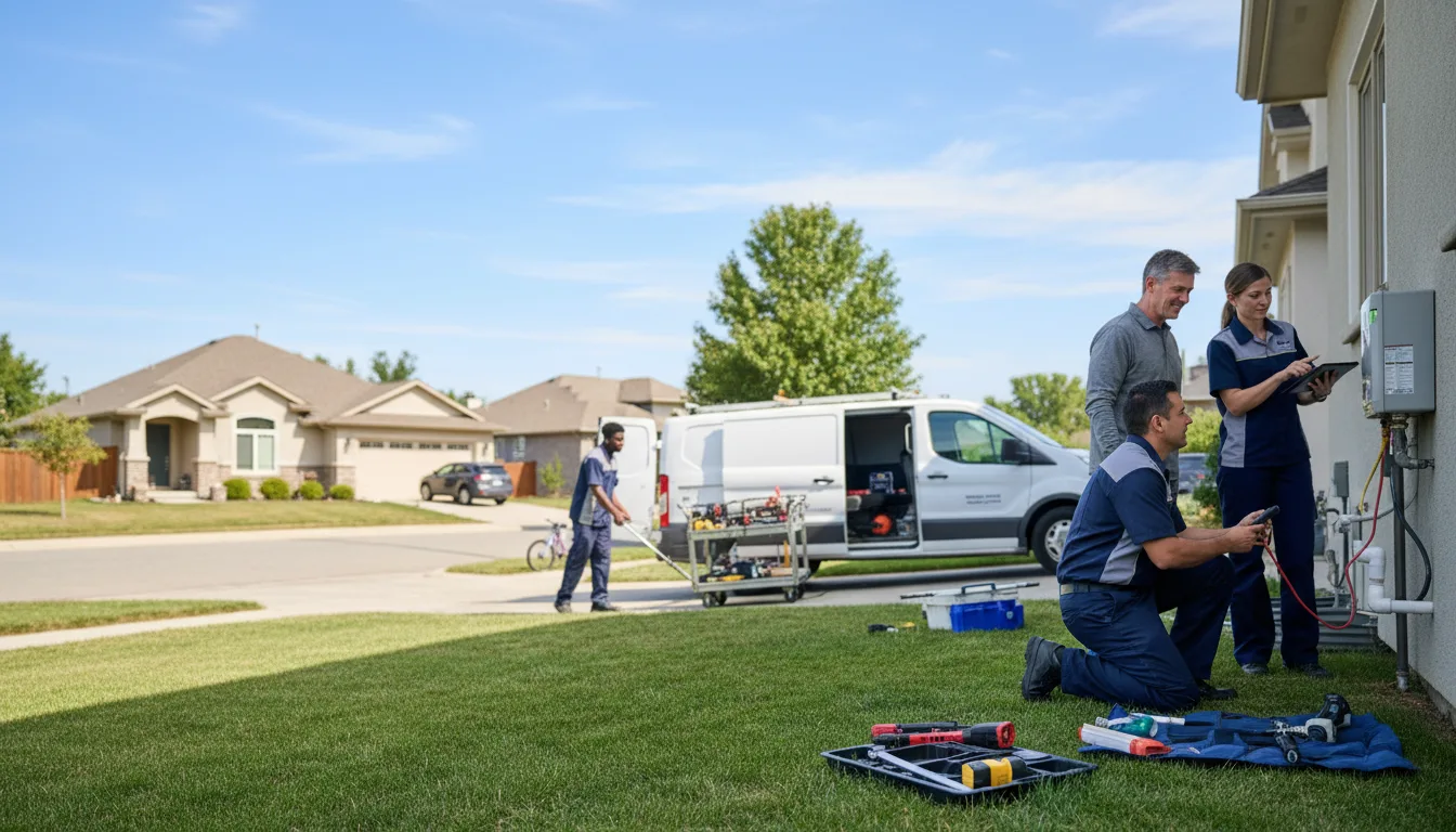 Tankless water heater service in Davisburg, MI